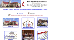 Desktop Screenshot of columbusfumc.com